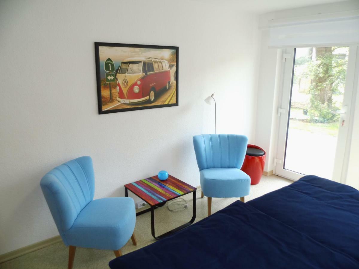 Ferienwohnung Am Rennsteig Bei Eisenach - Ilona Schmidt Wolfsburg-Unkeroda Dış mekan fotoğraf