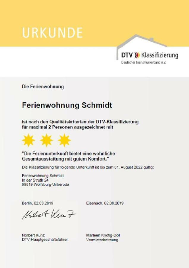 Ferienwohnung Am Rennsteig Bei Eisenach - Ilona Schmidt Wolfsburg-Unkeroda Dış mekan fotoğraf